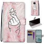 For Nokia G20 / G10 / 6.3 / Pink Hands Heart