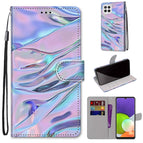 For Samsung Galaxy A22 4G / Fluorescent Water Texture