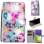 For Samsung Galaxy A22 4G / Gradient Colorful Flower