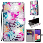 For Samsung Galaxy A22 5G / Gradient Colorful Flower