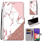 For Samsung Galaxy A22 5G / Pink Stone Texture