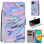 For Samsung Galaxy M32 4G / F22 / Fluorescent Water Texture