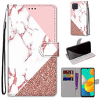 For Samsung Galaxy M32 4G / F22 / Pink Stone Texture