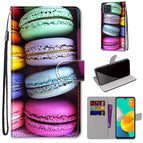 For Samsung Galaxy M32 4G / F22 / Colorful Cakes