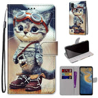 For ZTE Blade A51 / Leather Shoes Cat