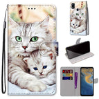 For ZTE Blade A51 / Big Cat Holding Kitten