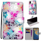 For ZTE Blade A51 / Gradient Colorful Flower
