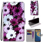 For ZTE Blade A51 / Chrysanthemum Pink White Purple
