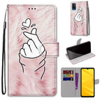 For ZTE Blade A71 / Pink Hands Heart