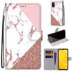 For ZTE Blade A71 / Pink Stone Texture