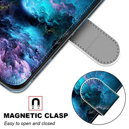 Coloured Drawing Cross Texture Horizontal Flip PU Leather Case with Holder & Card Slots & Wallet & Lanyard, For Samsung Galaxy M32