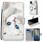 For ZTE Blade A31 / White Kitten