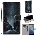 For ZTE Blade A31 / Mountain Road Starry Sky