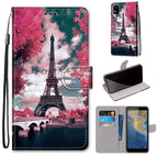 For ZTE Blade A31 / Pink Flower Tower Bridge