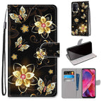 For OPPO A54 5G / A74 5G / A93 5G / A93s 5G / Gold Diamond Butterfly