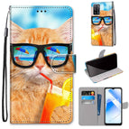 For OPPO A55 5G / A54 4G / A53s 5G / A16 4G / Cat Drinking Soda
