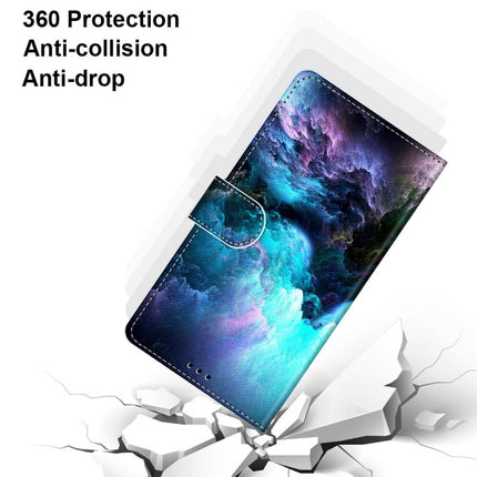 Coloured Drawing Cross Texture Horizontal Flip PU Leather Case with Holder & Card Slots & Wallet & Lanyard, For OPPO A74 4G / F19