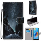 For OPPO A74 4G / F19 / Mountain Road Starry Sky