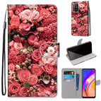 For OPPO F19 Pro+ 5G / A94 5G / A95 5G / Pink Rose Garden