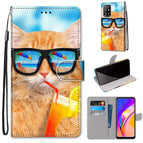 For OPPO F19 Pro+ 5G / A94 5G / A95 5G / Cat Drinking Soda