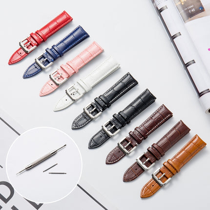 Calf Leather Replacement Strap Watchband, 14mm, 16mm, 18mm