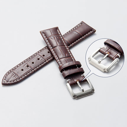 Calf Leather Replacement Strap Watchband, 20mm, 22mm