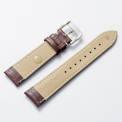 Calf Leather Replacement Strap Watchband, 24mm