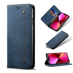 Denim Texture Casual Style Horizontal Flip Leather Case with Holder & Card Slots & Wallet, For iPhone 13, For iPhone 13 Mini, For iPhone 13 Pro, For iPhone 13 Pro Max