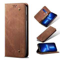 Denim Texture Casual Style Horizontal Flip Leather Case with Holder & Card Slots & Wallet, For iPhone 13, For iPhone 13 Mini, For iPhone 13 Pro, For iPhone 13 Pro Max