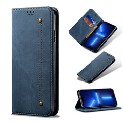 Denim Texture Casual Style Horizontal Flip Leather Case with Holder & Card Slots & Wallet, For iPhone 13, For iPhone 13 Mini, For iPhone 13 Pro, For iPhone 13 Pro Max