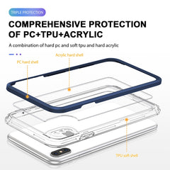 Bright Series Clear Acrylic + PC+TPU Shockproof Case, For iPhone X / XS, For iPhone XR, For iPhone XS Max, For iPhone SE 2022 / SE 2020 / 8 / 7, For iPhone 8 Plus / 7 Plus