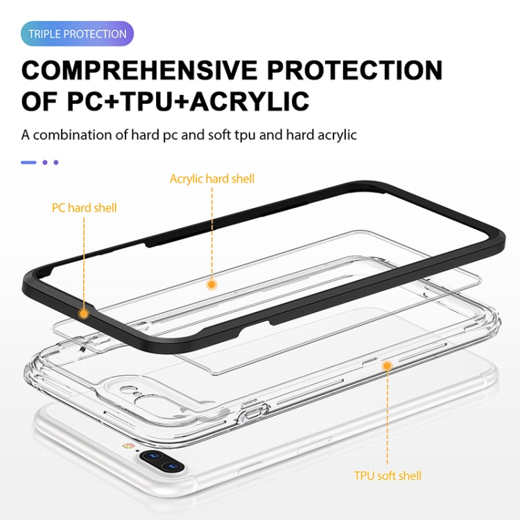 Estuche a prueba de golpes de acrílico transparente + PC + TPU de la serie Bright, para iPhone 13 Mini, para iPhone 13, para iPhone 13 Pro, para iPhone 13 Pro Max, para iPhone 12 Mini