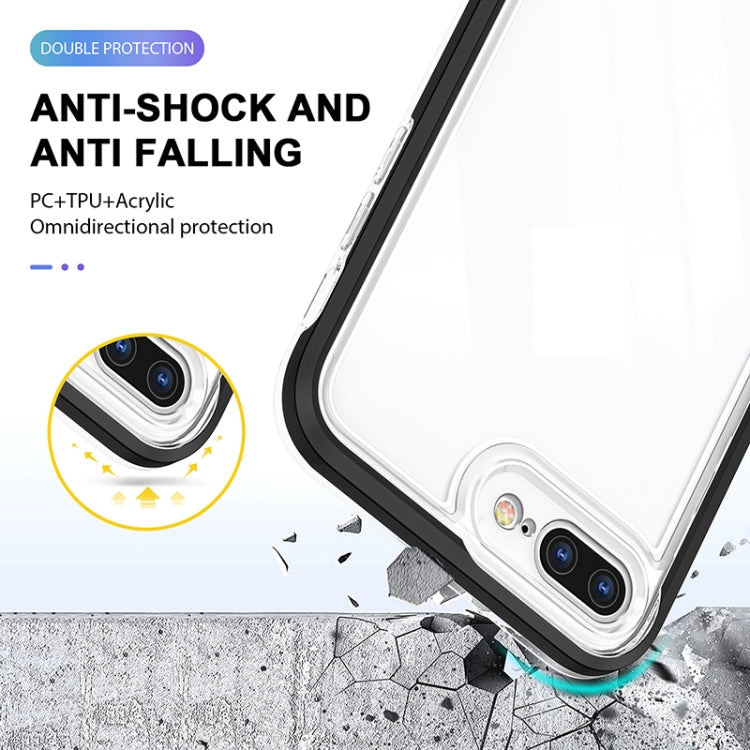Estuche a prueba de golpes de acrílico transparente + PC + TPU de la serie Bright, para iPhone 13 Mini, para iPhone 13, para iPhone 13 Pro, para iPhone 13 Pro Max, para iPhone 12 Mini
