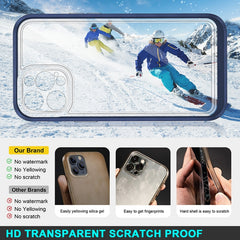 Bright Series Clear Acrylic + PC+TPU Shockproof Case, For iPhone 12 Pro