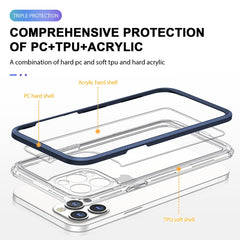 Bright Series Clear Acrylic + PC+TPU Shockproof Case, For iPhone 12 Pro