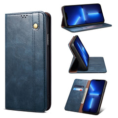 Simple Wax Crazy Horse Texture Horizontal Flip Leather Case with Card Slots & Wallet, For iPhone 13, For iPhone 13 Mini, For iPhone 13 Pro, For iPhone 13 Pro Max