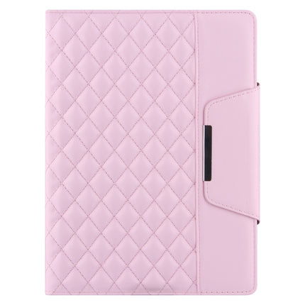 Funda de cuero con tapa horizontal con patrón de cuadros, ranuras para tarjetas y correa para la mano, para iPad 10.2 (2021/2020/2019), para iPad Pro 11 (2021/2020/2018), para iPad mini 5/4, para iPad 9.7 (2018/2017)