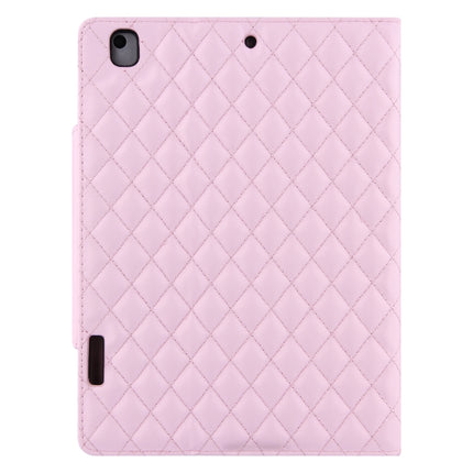 Funda de cuero con tapa horizontal con patrón de cuadros, ranuras para tarjetas y correa para la mano, para iPad 10.2 (2021/2020/2019), para iPad Pro 11 (2021/2020/2018), para iPad mini 5/4, para iPad 9.7 (2018/2017)