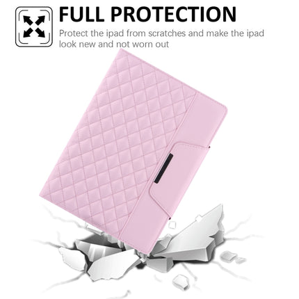 Funda de cuero con tapa horizontal con patrón de cuadros, ranuras para tarjetas y correa para la mano, para iPad 10.2 (2021/2020/2019), para iPad Pro 11 (2021/2020/2018), para iPad mini 5/4, para iPad 9.7 (2018/2017)