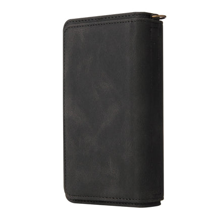 Skin Feel PU + TPU Horizontal Flip Leather Case with Holder & 15 Cards Slot & Wallet & Zipper Pocket & Lanyard, For Samsung Galaxy A01, For Samsung Galaxy A02 EU Version, For Samsung Galaxy A02s, For Samsung Galaxy A03s, For Samsung Galaxy A12 5G      ...
