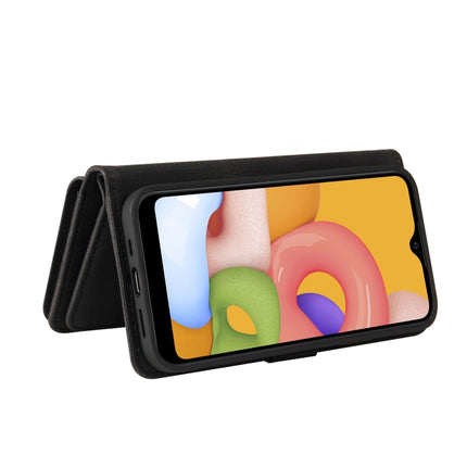 Skin Feel PU + TPU Horizontal Flip Leather Case with Holder & 15 Cards Slot & Wallet & Zipper Pocket & Lanyard, For Samsung Galaxy A01, For Samsung Galaxy A02 EU Version, For Samsung Galaxy A02s, For Samsung Galaxy A03s, For Samsung Galaxy A12 5G      ...