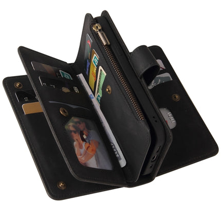 Skin Feel PU + TPU Horizontal Flip Leather Case with Holder & 15 Cards Slot & Wallet & Zipper Pocket & Lanyard, For Samsung Galaxy A20e, For Samsung Galaxy A22 4G, For Samsung Galaxy A22 5G, For Samsung Galaxy A32 4G, For Samsung Galaxy A32 5G         ...