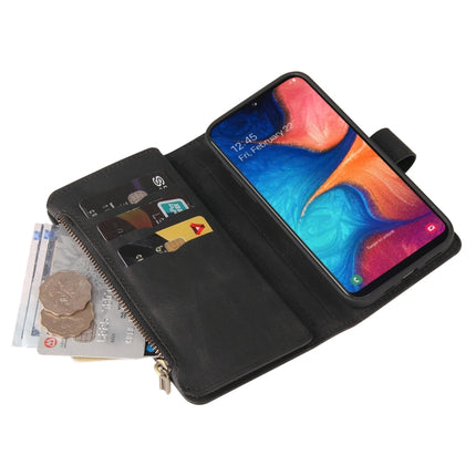 Skin Feel PU + TPU Horizontal Flip Leather Case with Holder & 15 Cards Slot & Wallet & Zipper Pocket & Lanyard, For Samsung Galaxy A20e, For Samsung Galaxy A22 4G, For Samsung Galaxy A22 5G, For Samsung Galaxy A32 4G, For Samsung Galaxy A32 5G         ...