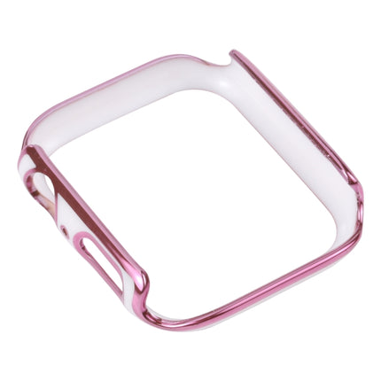 Dual-color Electroplating PC Protective Watch Case, For Apple Watch Series 6 / 5 / 4 / Watch SE 44mm