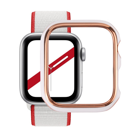 Dual-color Electroplating PC Protective Watch Case, For Apple Watch Series 6 / 5 / 4 / Watch SE 44mm