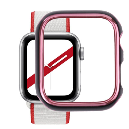 Dual-color Electroplating PC Protective Watch Case, For Apple Watch Series 6 / 5 / 4 / Watch SE 44mm