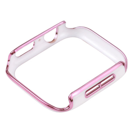 Dual-color Electroplating PC Protective Watch Case, For Apple Watch Series 6 / 5 / 4 / Watch SE 40mm