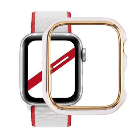 Dual-color Electroplating PC Protective Watch Case, For Apple Watch Series 6 / 5 / 4 / Watch SE 40mm