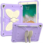 Para iPad 9.7 2018 y 2017 / Pro 9.7 pulgadas / Air 2 / 6 / Beige + morado claro