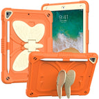 Para iPad 9.7 2018 y 2017 / Pro 9.7 pulgadas / Air 2 / 6 / Beige + Kumquat